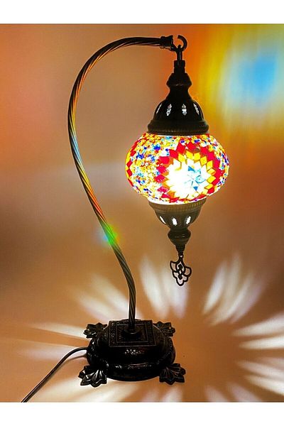 THK STORE Mosaic Desktop Lampshade Authentic Decor Lamp Night Light