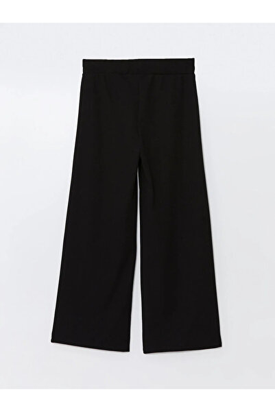 LC Waikiki LCW Modest Siyah Kadın Beli Lastikli Düz Pantolon
