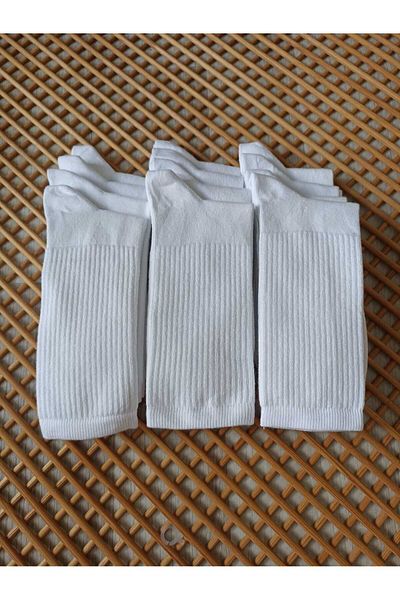 Rocks For Men's Combed Cotton Tennis Socks 12 - Pairs Seamless