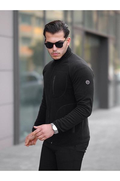 northerner Men's raised winter fleece cardigan