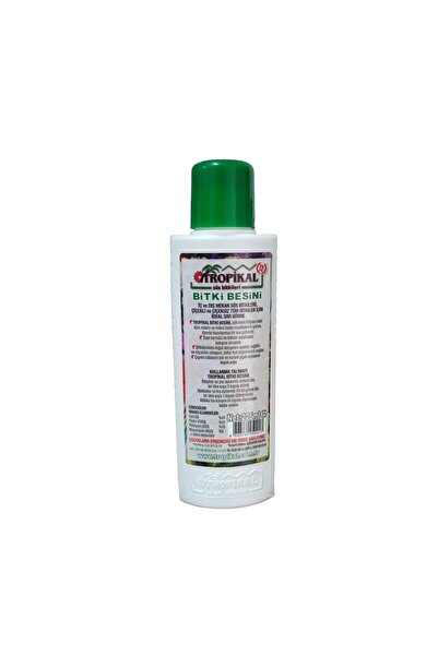TROPİKAL Bitki Besini 4 Adet 225 Ml, Bütün Çiçekler Için Vitamin, Her Çiçeğe Uygun Besin, Çiçek Coşturan