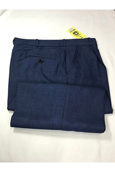 BUGİ GİYİM Erkek Kumaş Pantolon Parlament Renk Ince Yazlık Klasik Kesim Yüksek Bel Baba Pantolonu Pileli