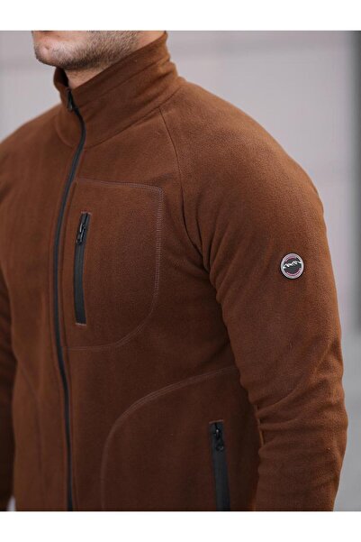 northerner Men's raised winter fleece cardigan