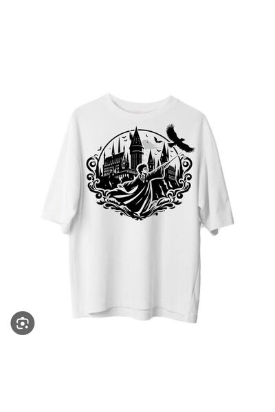 hobidünyam- تي شيرت هاري بوتر كبير الحجم - تصميم راشيشي