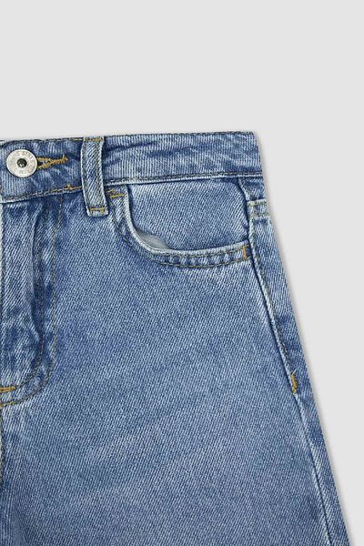 DeFacto Pantaloni de blugi rupti pentru fete cu picioare largi W7246a622sp