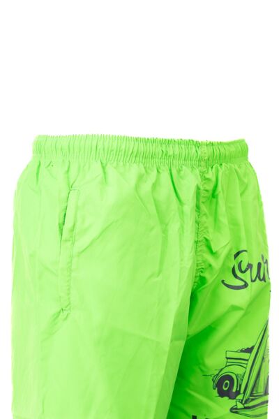 Oppland Ανδρικό αθλητικό σορτς - για θάλασσα και πισίνα, εμπριμέ, λαστιχένια μέση και τσέπες, αδιάβροχο ελαφρύ ύφασμα