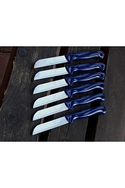 Solingen Meyve Sebze Bıçağı Simli 6 Adet Tırtıklı 1.kalite