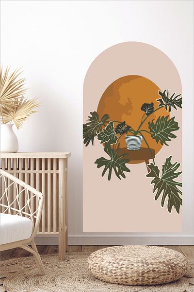Grafikup Autocolant decorativ Boho de perete