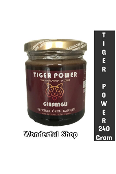 TIGER POWER Ginsengli Bitkisel Karışım Macun 240 gr