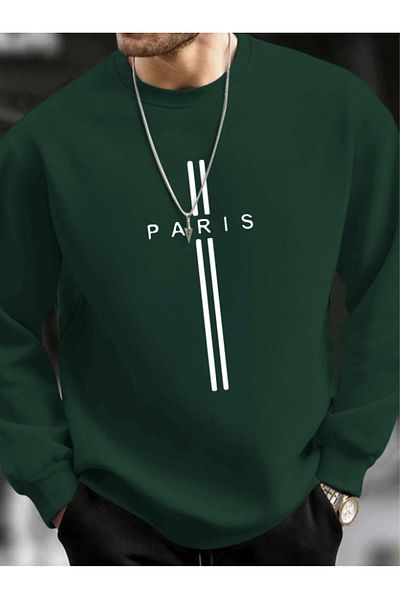 LA GULER Φούτερ Paris Printed Unisex Oversize - Crew Neck