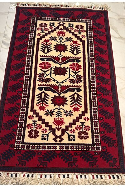 Yün Tezgah El Dokuma Yağcıbedir Halı (1.55*0.94)