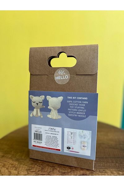 Tuva Yayıncılık Milo The Kitten Amigurumi Crochet Kit - Hello Crochet