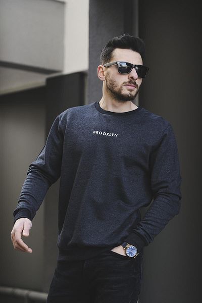 Oksit Ανδρικό φούτερ Lgg Brooklyn Comfort Cotton