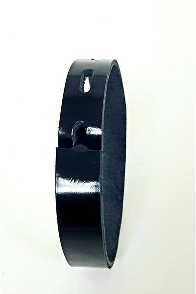 aysefe Patent Leather Shiny Leather Bracelet