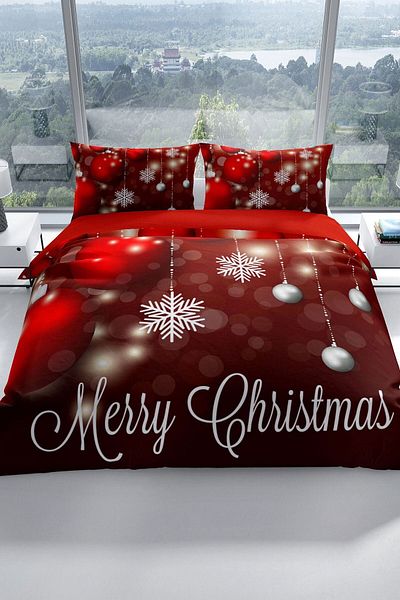 PerlaSera NY Flake 3D Cotton Satin Double Duvet Cover Set