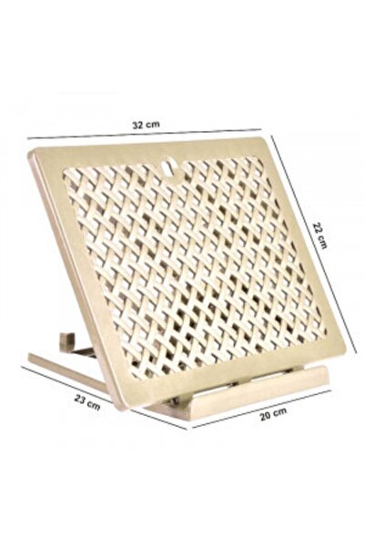 Yasir Foldable Portable Desktop Plastic Rahle - Cream Color