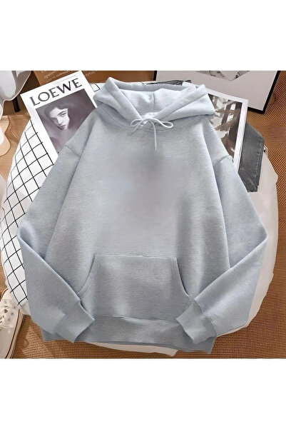 EFFRENATU Unisex Oversize Oversize Hooded Trendy Sweatshirt
