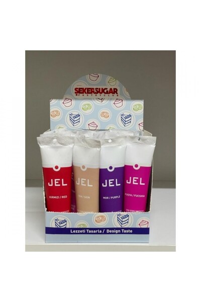 ŞEKER & SUGAR Şeker Sugar Jel Gıda Boyası 150 ml Kırmızı Apsal