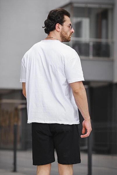 Oksit Trc 2816 Oversize Men's Shorts T-shirt Set with Pockets