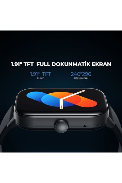 Havit M9037 Akıllı Saat 1,91" Ekran – Sesli Telefon Görüşmesi - 100+ Spor Modu