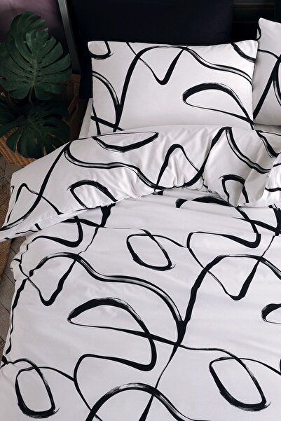 Cote Blanc Irregular 100% Cotton - Double Duvet Cover Set