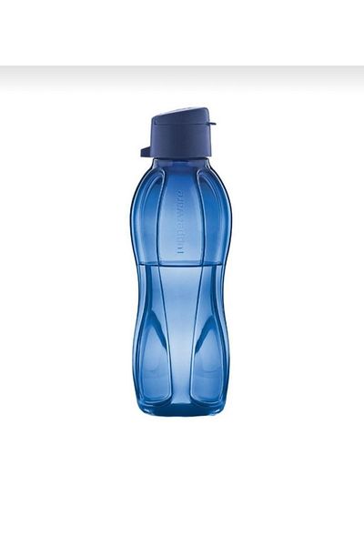 Tupperware 500 ml Dark Blue Eco Bottle ( Practical Lid)