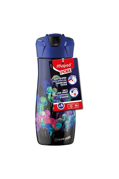 Maped Picnic Deep Sea 580 Ml Steel Flask - ( 871399 )