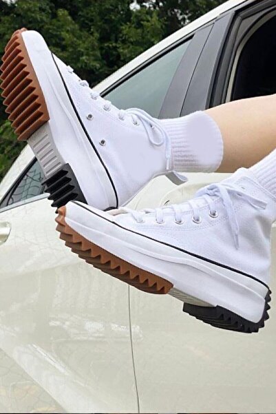 adasushoes Bílé - Unisex plátěné tenisky Adasu Wanderson Run Star