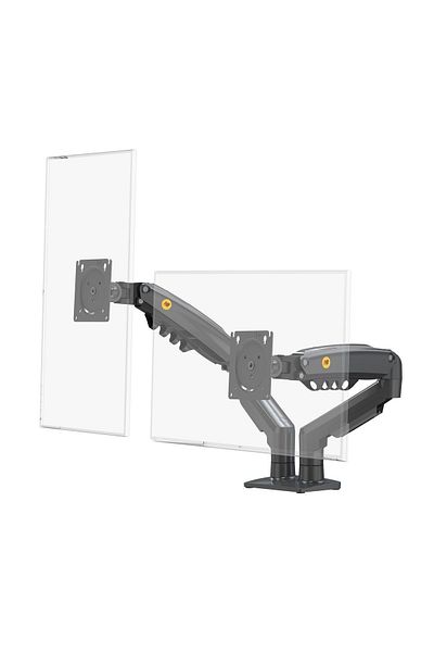 Ergoflex حامل شاشة North Bayou Nb F160 - 17-27 بوصة مع ممتص صدمات بذراع مزدوج، 2-9 كجم