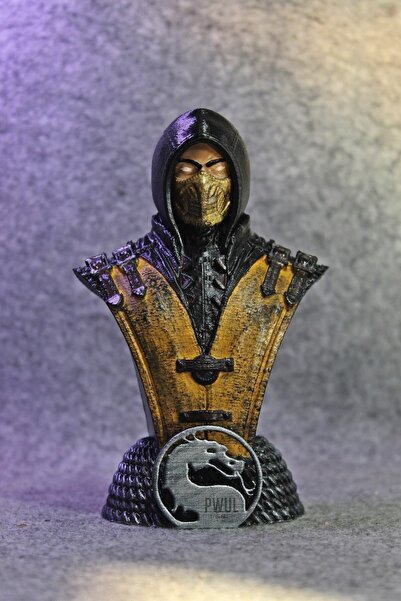PWUL WORKS Scorpion - Mortal Kombat 15cm  Büst / Figür