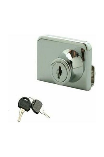 ŞENEL Yapı Market 417 Double Glass Cover Showcase Lock Square