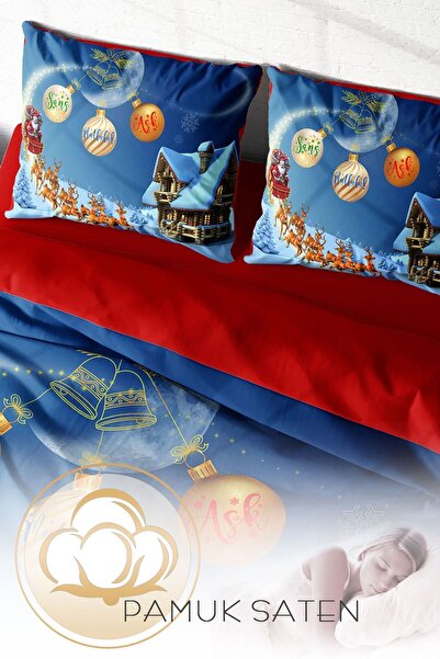 PerlaSera 3D Custom Design Duvet Cover Set - Tightly Woven Cotton Satin, Double, Ny Wish