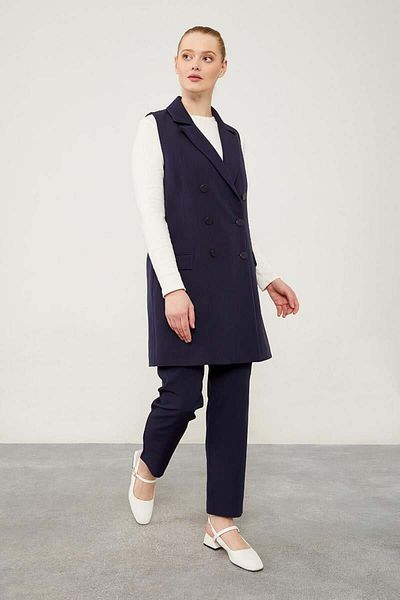 Levidor - Double-Breasted Trousers Vest Set