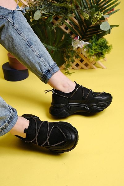 Oksit Uliana Lace Detailed Thick Sole Air Women's Sneaker