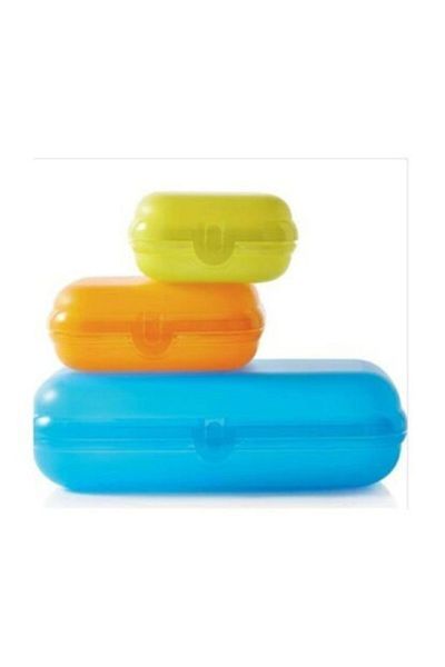 Tupperware Carrying and Storage Box Set of 3