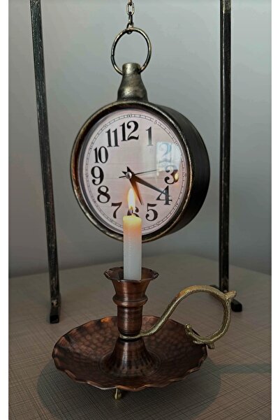 Bakır Center Bakır Şamdan Mumluk Bakır Şamdan Bakır Mumluk El Yapımı Şamdan D...