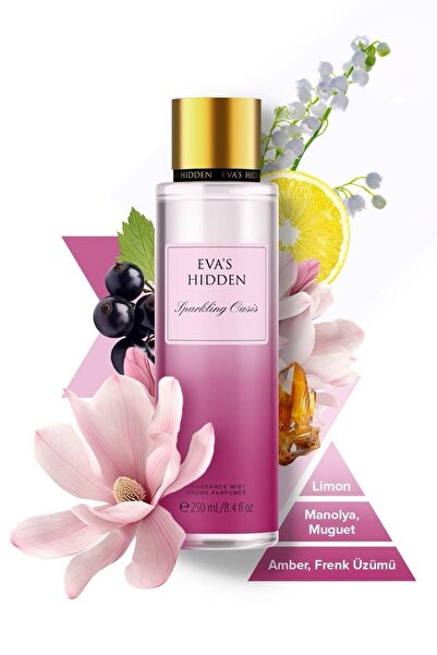 EVAS HIDDEN Body Mist Sparkling Oasis Vücut Saç Spreyi 250 ml