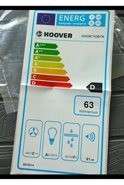Hoover HDG6C1GBTK DAVLUMBAZ KARBON FİLTRE