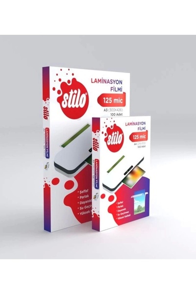 Stilo Laminasyon A3 125micron