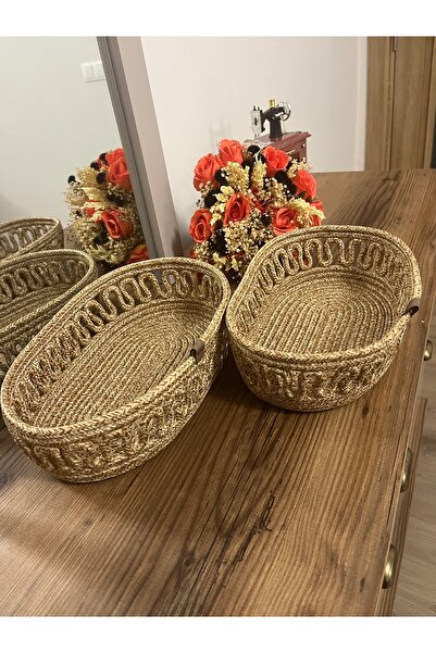 Namteks yükseklik10,boy30,en17-yükseklik9.boy26,en15-ikili tirikotlu sepet he...