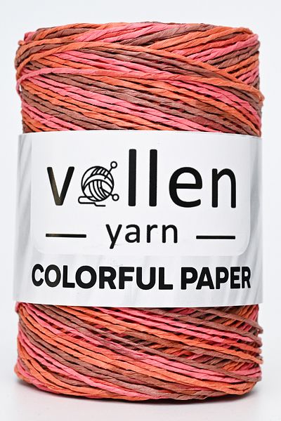 vollen yarn Premium πολύχρωμο φυσικό σχοινί από χαρτί, σχοινί ψάθινη τσάντα, σχοινί Raffia, Supla, καπέλο και σχοινί όργανο