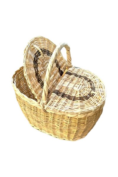Greenosier Picnic Basket - Design with Lid