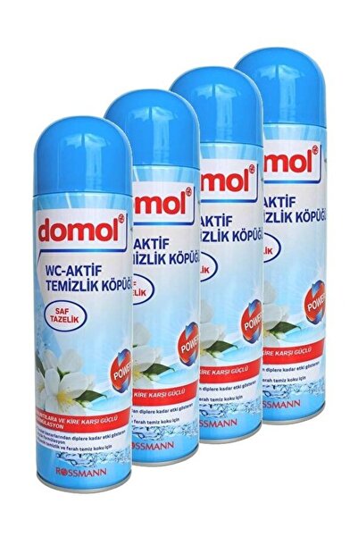 DOMOL Tuvalet Temizleyici Köpük Saf Temizlik 500 ml (4 Adet)