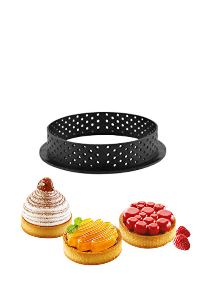 PASTRY PLANET قطاعة تورتة بلاستيكية مستديرة - قطعة واحدة