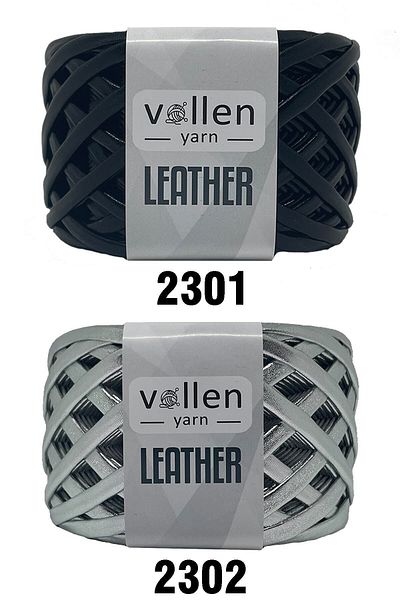 vollen yarn Premium Δερμάτινο Σχοινί Μεταλλικό Σχοινί Τσάντα Σχοινί, γυαλιστερό χτενισμένο βαμβακερό σχοινί. 120 γραμμάρια, μαύρο