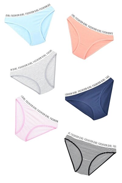 Tutku Γυναικεία 6 τεμάχια Fashion Girl Cotton Slip Μικτά Χρώματα - Standard