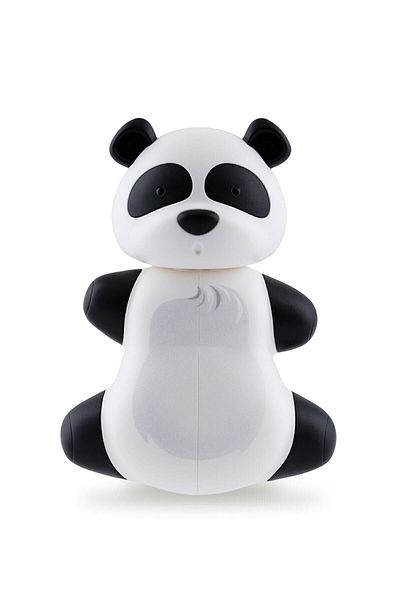 Flipper Flipper Automatic Lid Hygienic Toothbrush Storage Container - Panda
