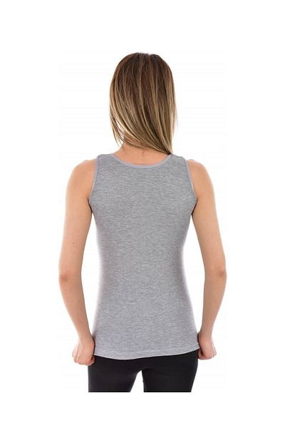 Tutku Women's Gray Thick Strap Ribbed Athlete