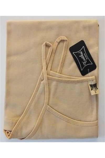 Tutku Curea de frânghie pentru femei de culoarea pielii, cu nervuri, pachet de 8 atlet (0135)
