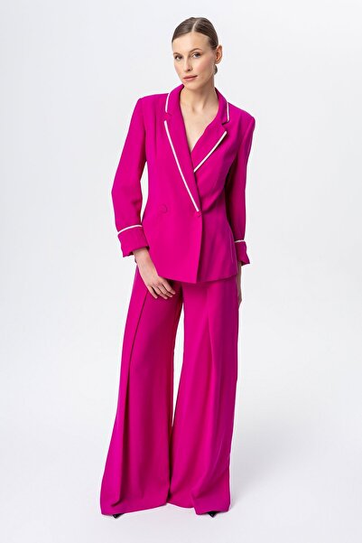 Sarı Etiket Σετ μπουφάν και παντελόνι - Piping